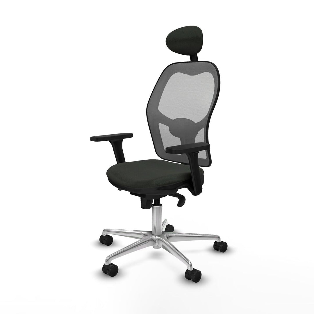 Office Chair with Headrest Piqueras y Crespo 3D086N1 Black
