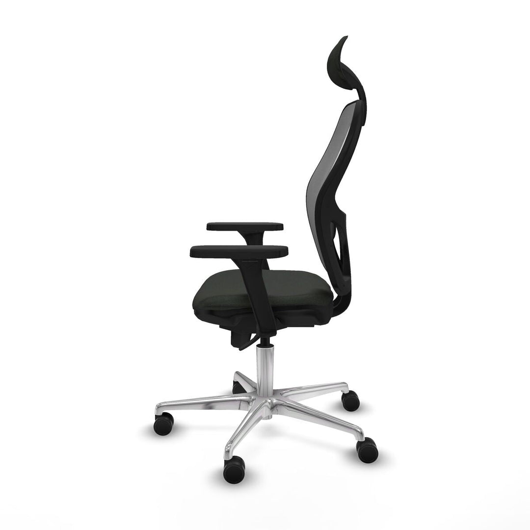 Office Chair with Headrest Piqueras y Crespo 3D086N1 Black