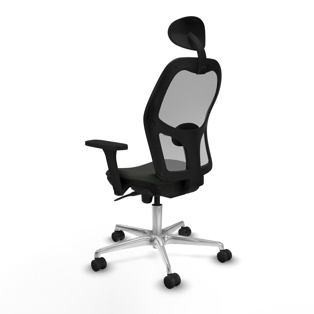 Office Chair with Headrest Piqueras y Crespo 3D086N1 Black