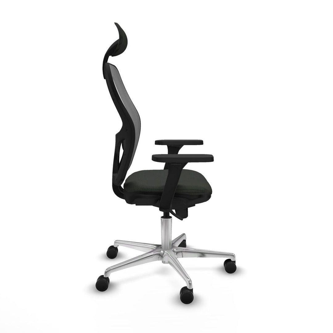 Office Chair with Headrest Piqueras y Crespo 3D086N1 Black