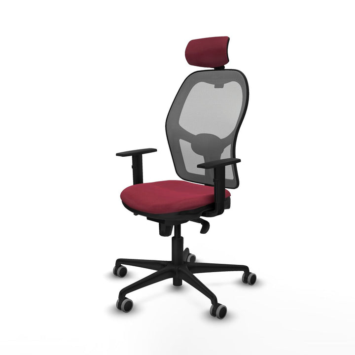 Office Chair with Headrest Piqueras y Crespo 1D036G2 Maroon
