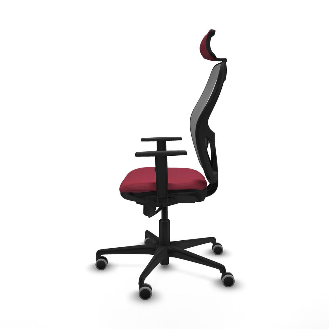 Office Chair with Headrest Piqueras y Crespo 1D036G2 Maroon