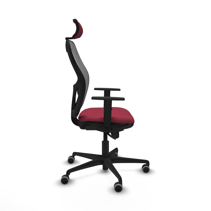 Office Chair with Headrest Piqueras y Crespo 1D036G2 Maroon