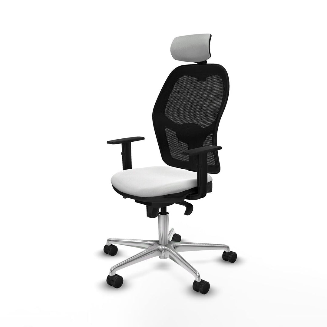 Office Chair with Headrest Piqueras y Crespo 1D086N2 White