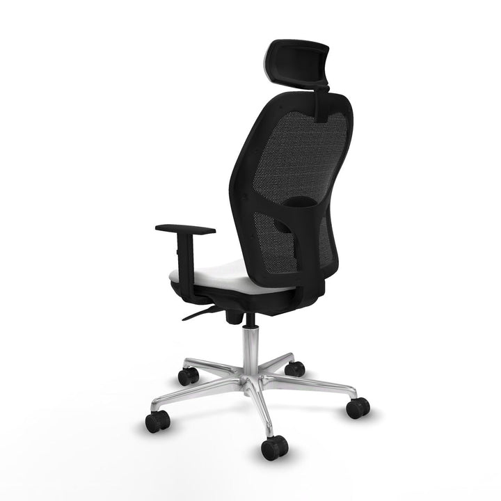 Office Chair with Headrest Piqueras y Crespo 1D086N2 White