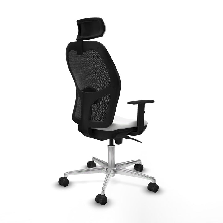 Office Chair with Headrest Piqueras y Crespo 1D086N2 White
