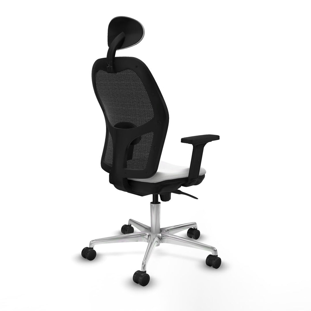 Office Chair with Headrest Piqueras y Crespo 2D086N1 White