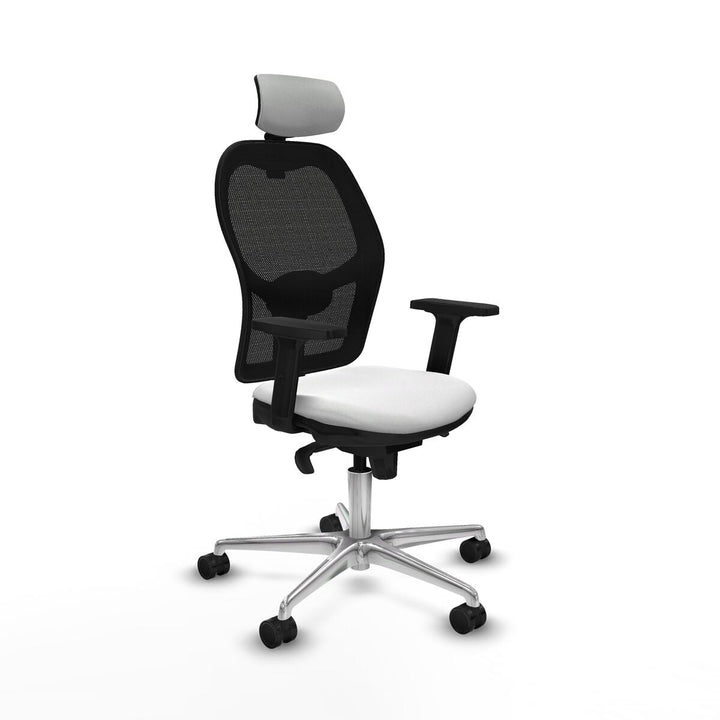 Office Chair with Headrest Piqueras y Crespo 2D086N2 White