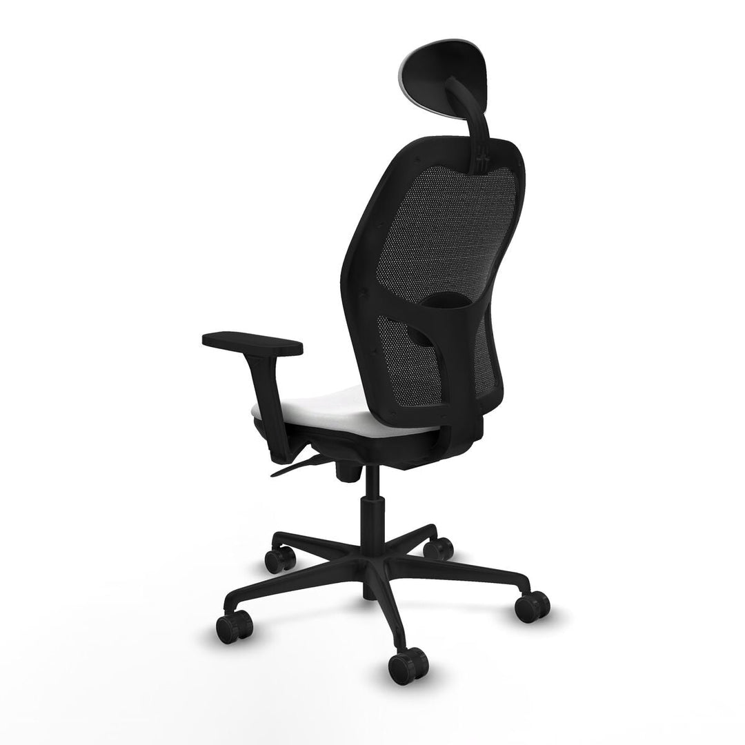 Office Chair with Headrest Piqueras y Crespo 3D036N1 White