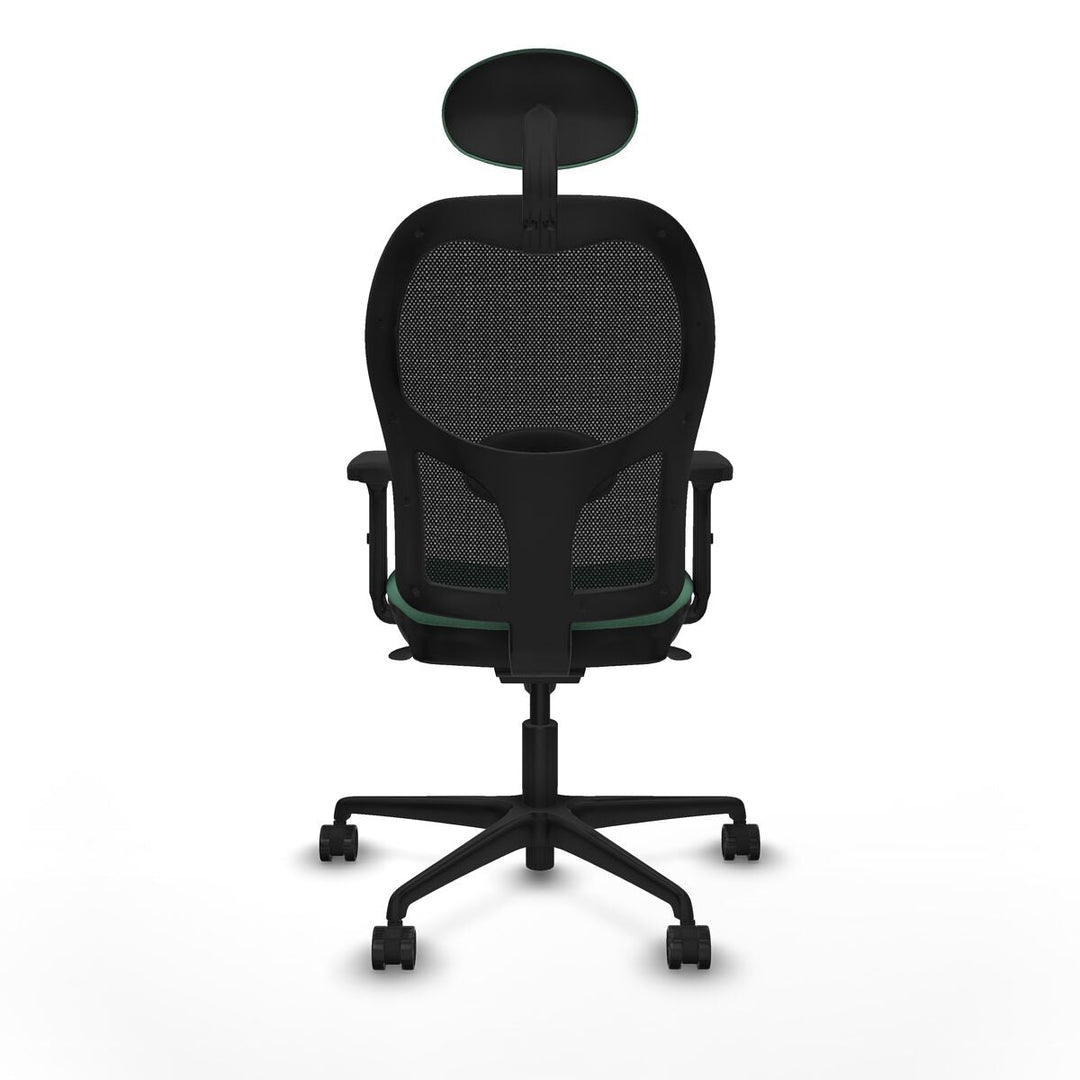 Office Chair with Headrest Piqueras y Crespo 2D036N1 Emerald Green