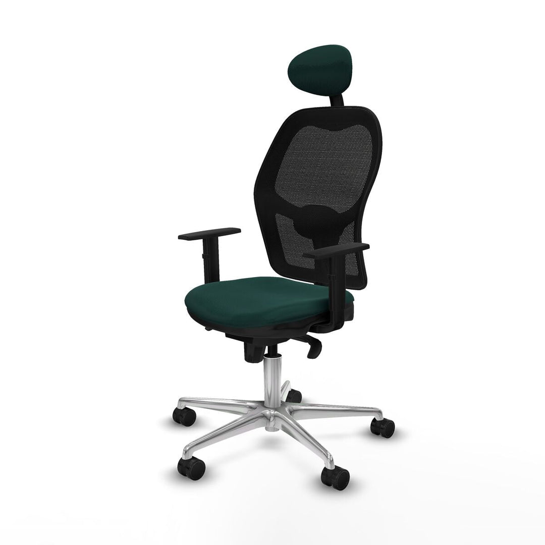 Office Chair with Headrest Jorquera Piqueras y Crespo 1D086N1 Green
