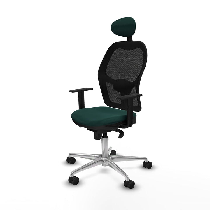 Office Chair with Headrest Jorquera Piqueras y Crespo 1D086N1 Green