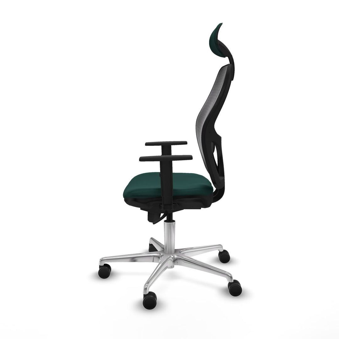 Office Chair with Headrest Jorquera Piqueras y Crespo 1D086N1 Green