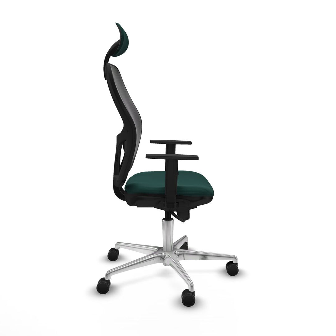 Office Chair with Headrest Jorquera Piqueras y Crespo 1D086N1 Green