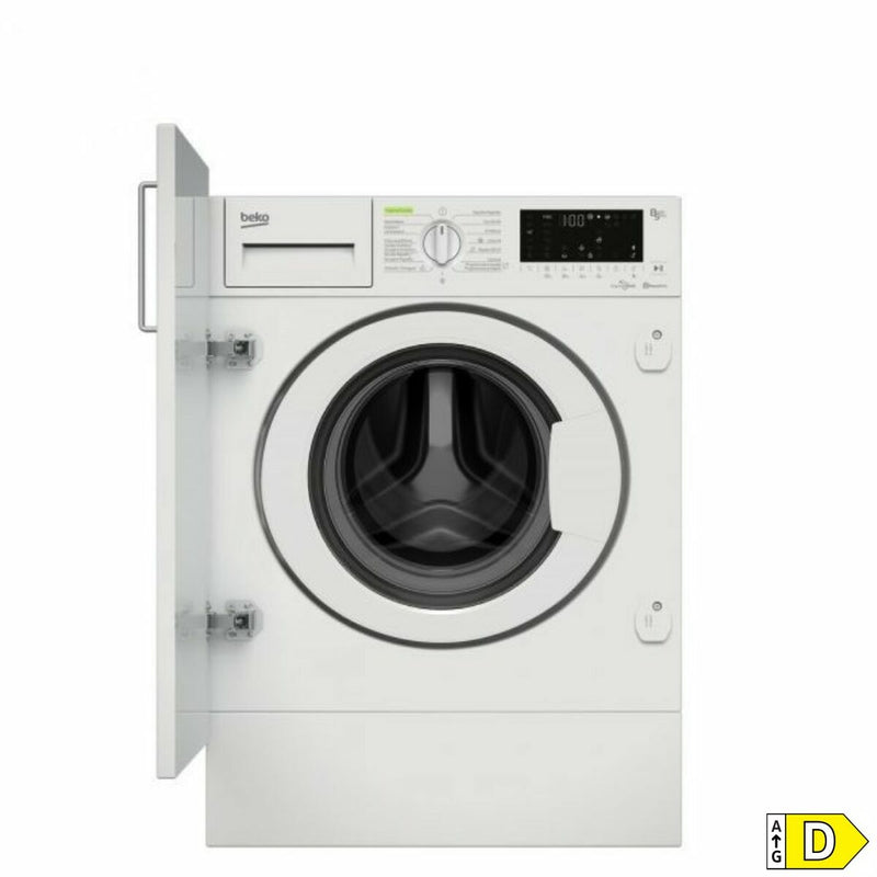 Washer - Dryer BEKO HITV8734B0BTR  8kg / 5kg White 1400 rpm