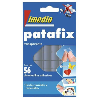Adhesives Imedio Patafix Double-sided Transparent (12 Units)