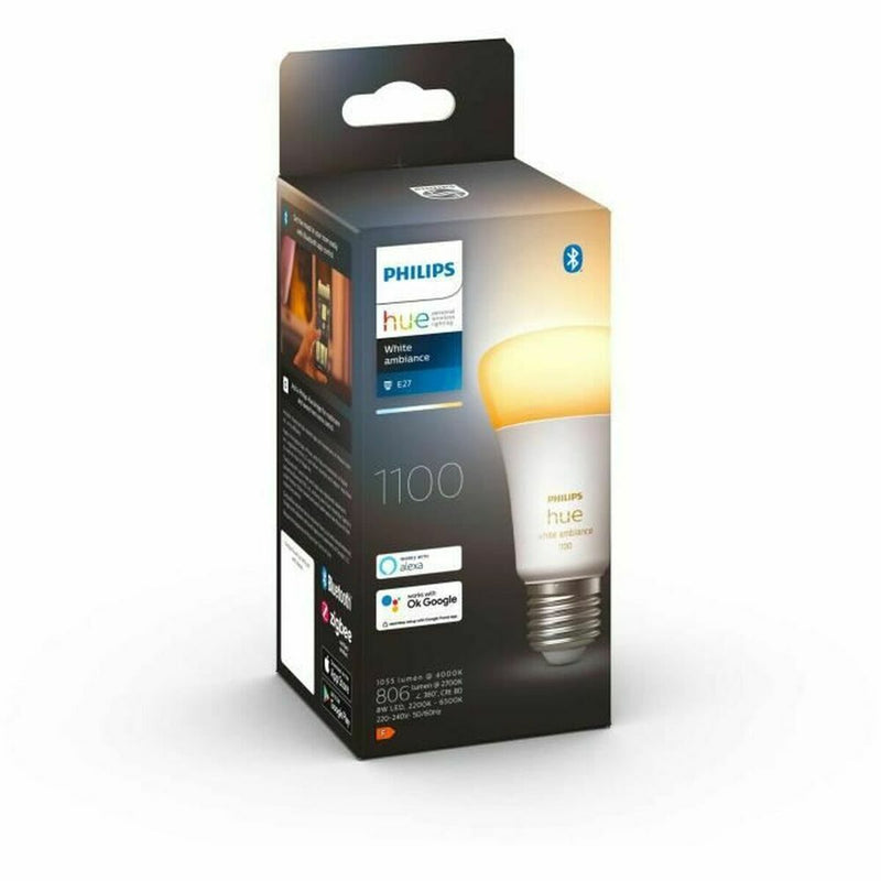 Smart Light bulb Philips Pack de 1 E27 White F G E27 806 lm (2200K) (6500 K)