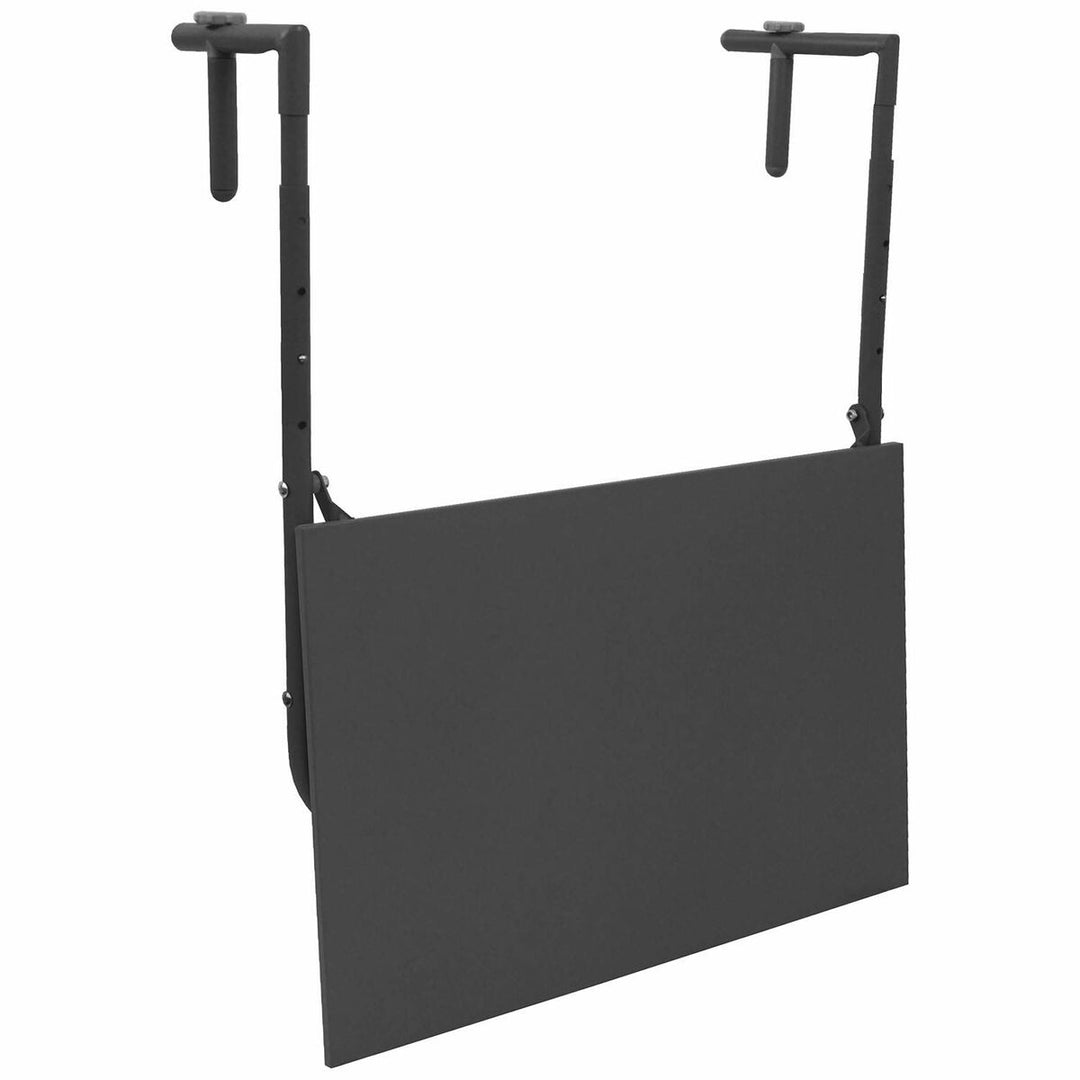 Folding table for balcony Ambiance Black Dark grey 60 x 43 cm