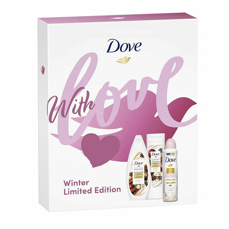 Conjunto de higiene Dove Love Winter 3 Peças