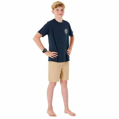T shirt à manches courtes Enfant Rip Curl Stapler Blue marine