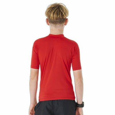 T-shirt à manches courtes enfant Rip Curl Corps L/S Rash Vest  Rouge Lycra Surf
