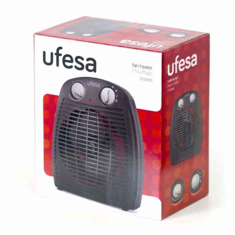 Vertical Heater UFESA CF2000 Black 2000 W