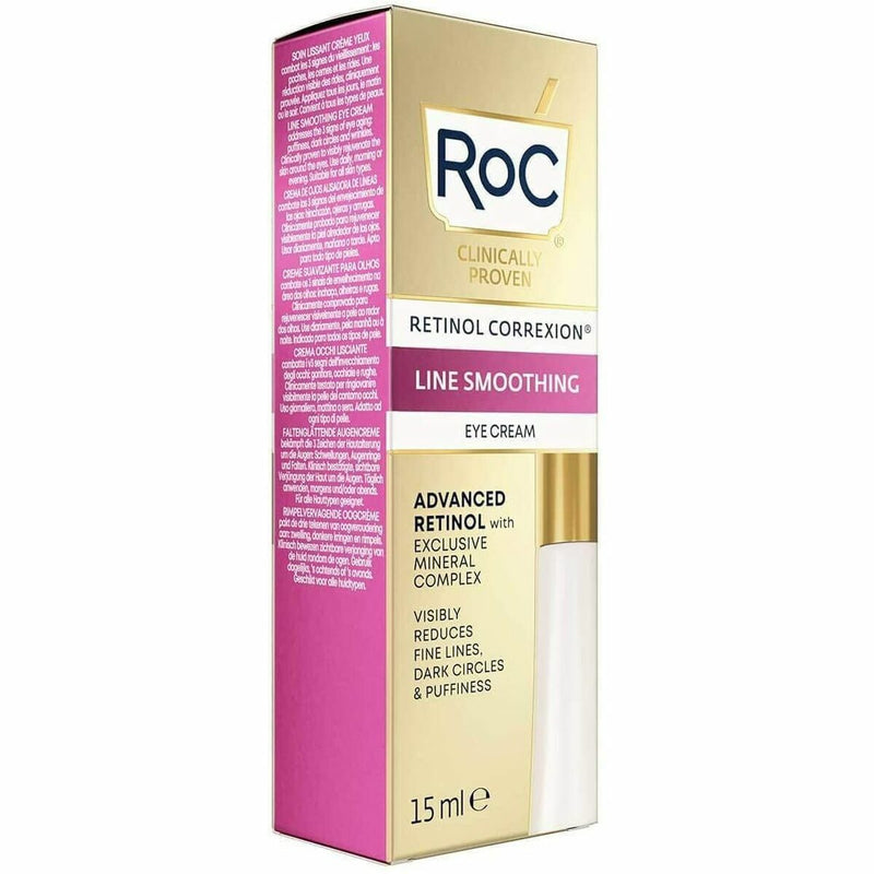 Cream for Eye Area Roc Line Smoothing Retinol (15 ml)