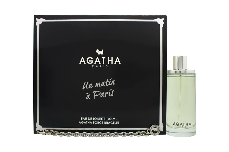 Agatha Paris Un Matin à Paris Gift Set 100ml EDT Spray + Bracelet (This Gift Set contains:

1 x 100ml EDT Spray
1 x Bracelet)