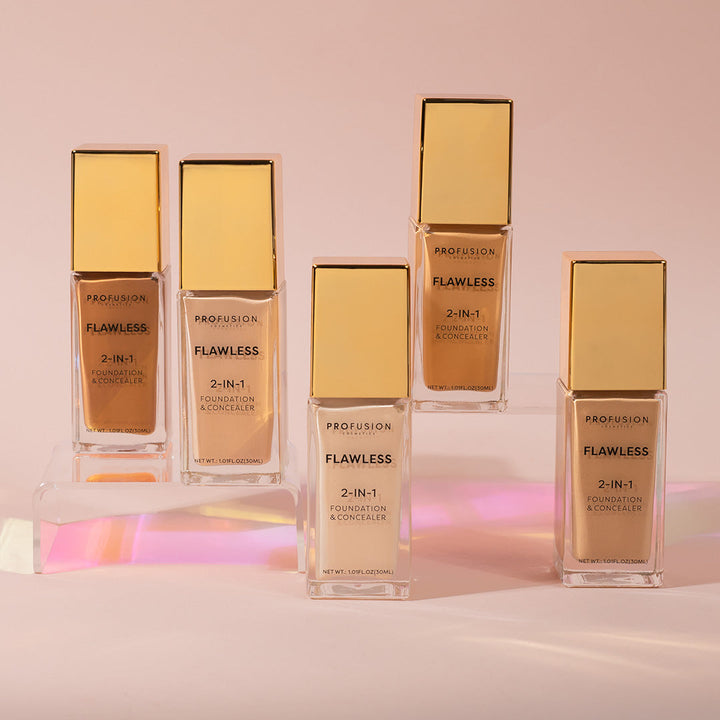 FLAWLESS 2-IN-1 FOUNDATION AND CONCEALER