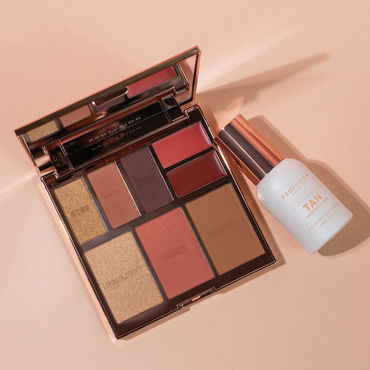 FULL FACE PALETTE RADIANCE | 8 SHADE EYE, FACE & LIP PALETTE