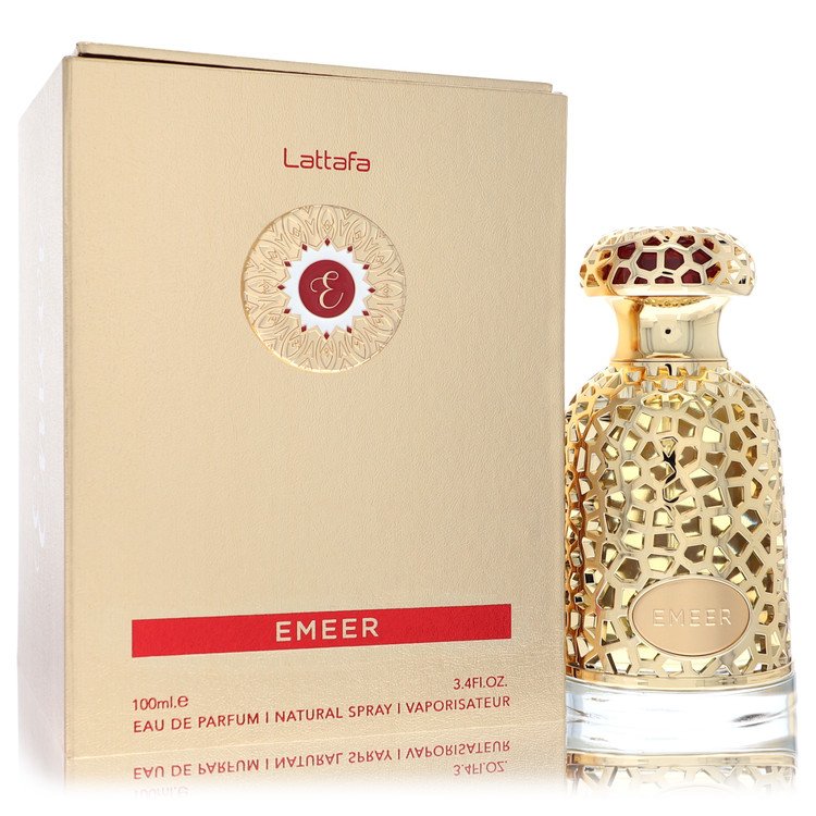 Lattafa Emeer by Lattafa Eau De Parfum Spray (Unisex) 3.4 oz for Men