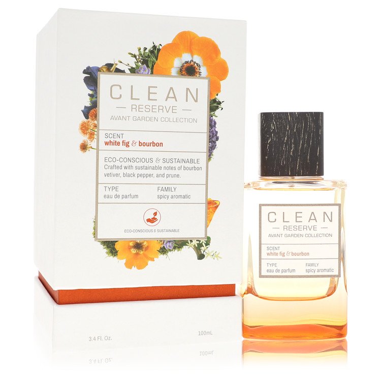 Clean Reserve White Fig & Bourbon by Clean Eau De Parfum Spray (Unisex) 3.4 oz for Women