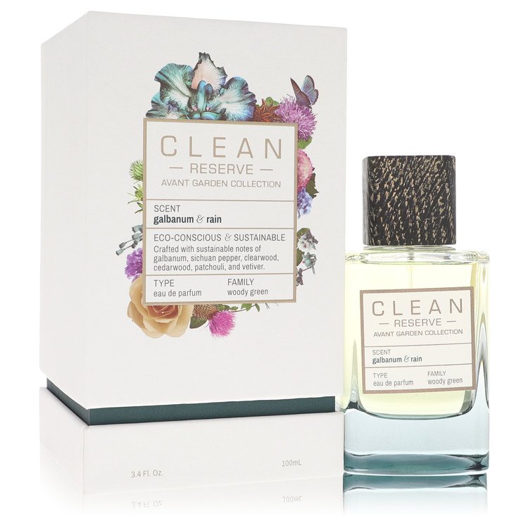 Clean Reserve Galbanum & Rain by Clean Eau De Parfum Spray (Unisex) 3.4 oz for Women