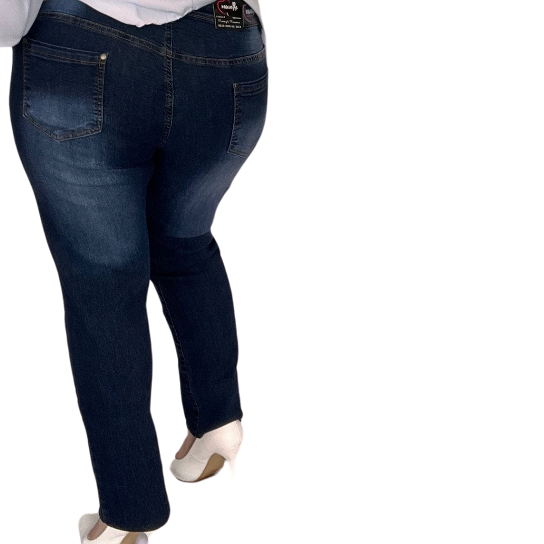 SUPER STRETCHY DENIM JEANS WITH SEQUIN PATCHES