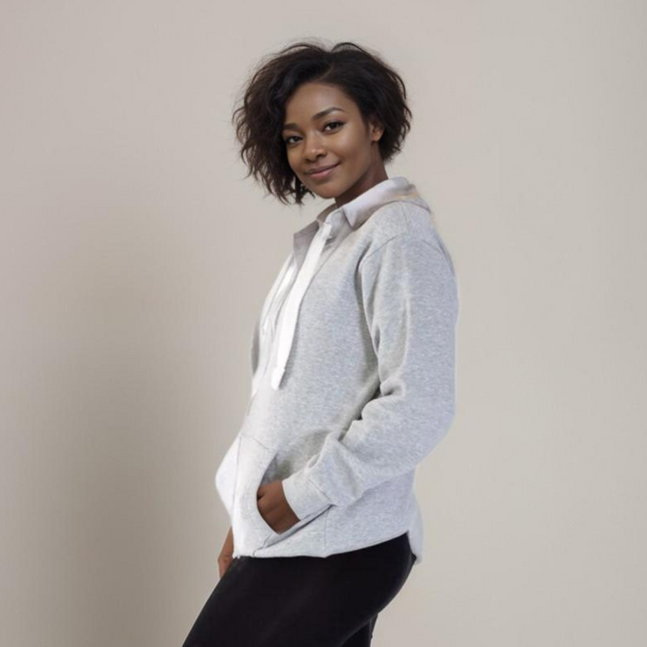 ZIP UP HOODIE PLUS SIZE JACKET