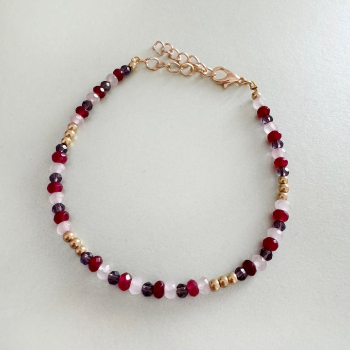 Chaya Amethyst Beaded Bracelet