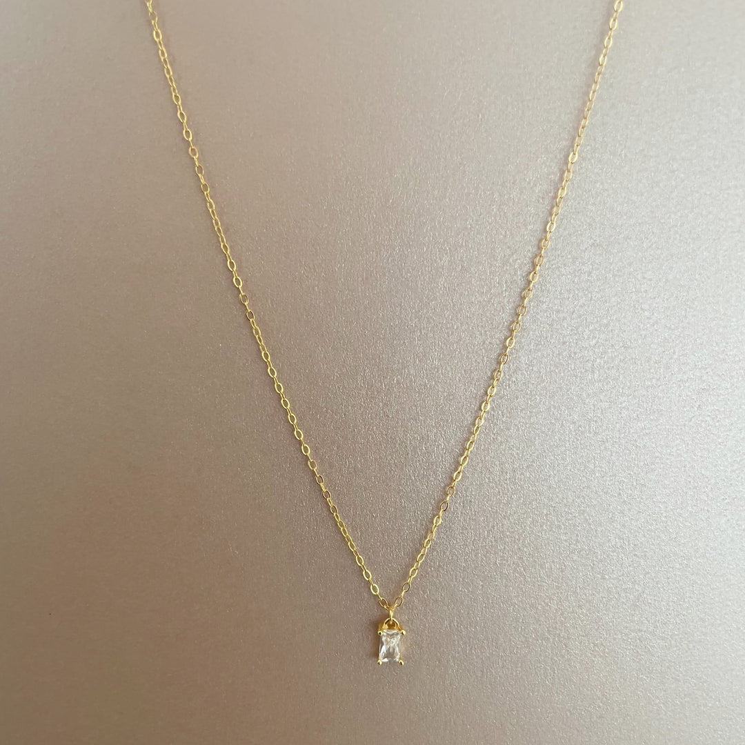 Emily Luxe Sterling Silver Plated Necklace
