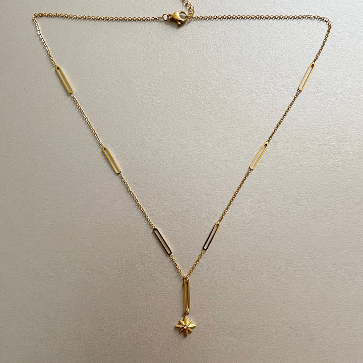 Tara Luxe 18k Gold Plated Star Necklace