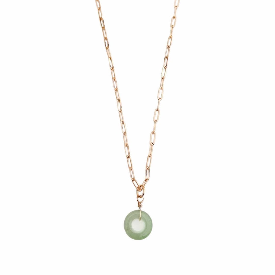 Linia Aventurine Ring Necklace
