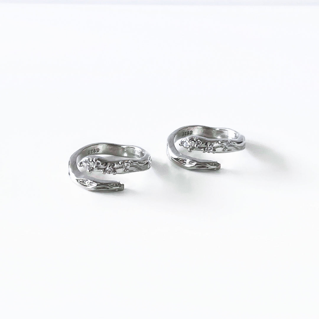 Selma Silver Tone Wrap Ring