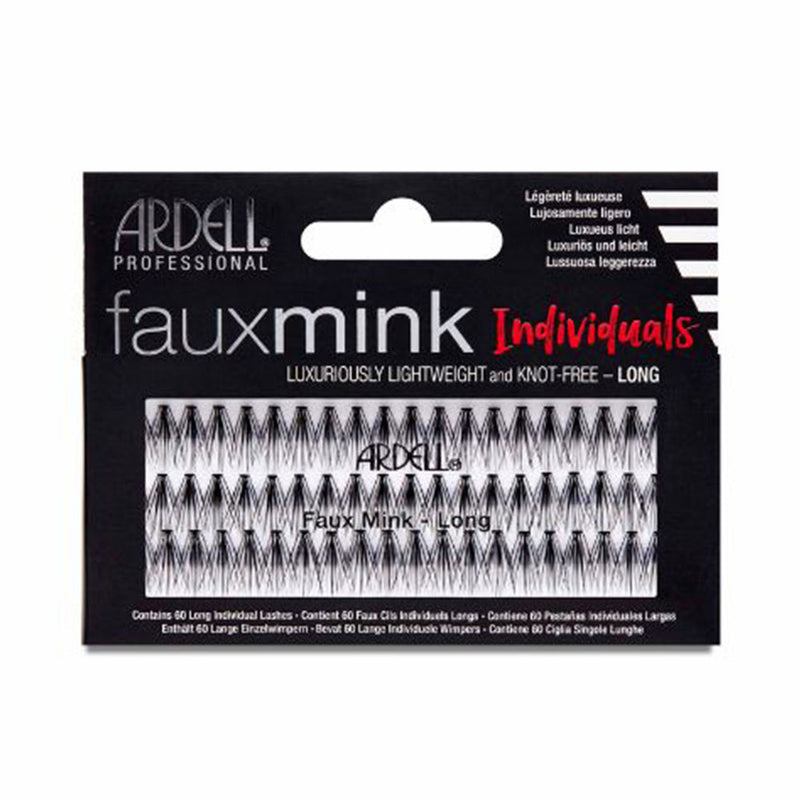 FAUX MINK pestañas individuales negras 