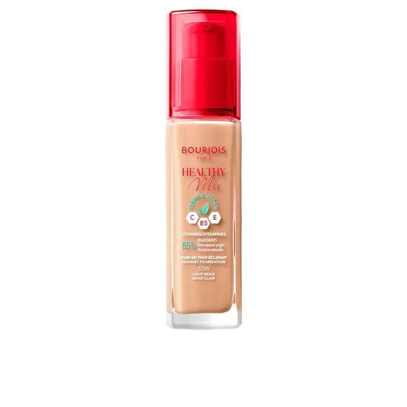 Crème Make-up Base Bourjois Healthy Mix Nº 53 Light beige 30 ml