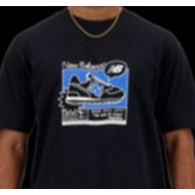 Men’s Short Sleeve T-Shirt New Balance SPORT ESSENTIALS MT41593 Black
