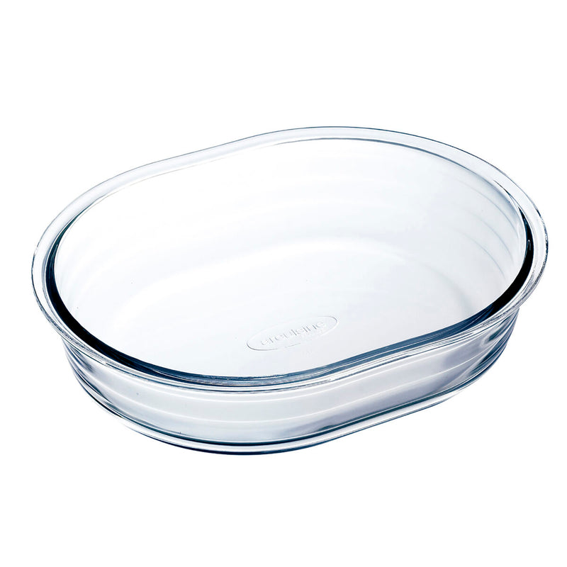 Molde para Bolos Ô Cuisine Ocuisine Vidrio Transparente Vidro Oval 25 x 20 x 6 cm 6 Unidades