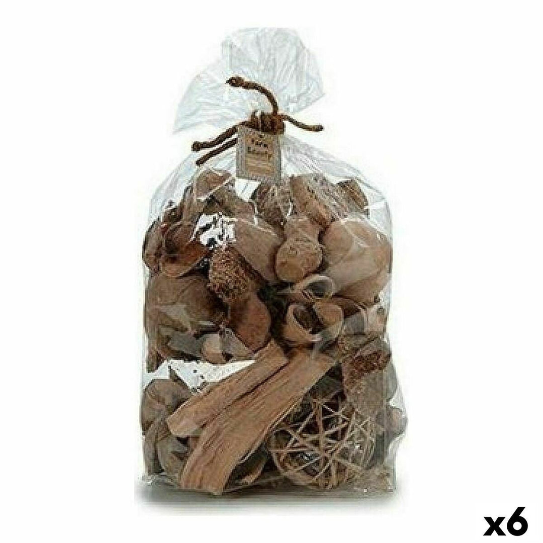Decorative Flowers Brown 17 x 32 x 23 cm (6 Units)