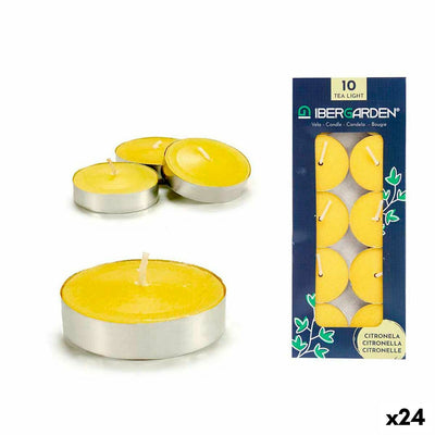 Candle Set Citronela Yellow (24 Units)