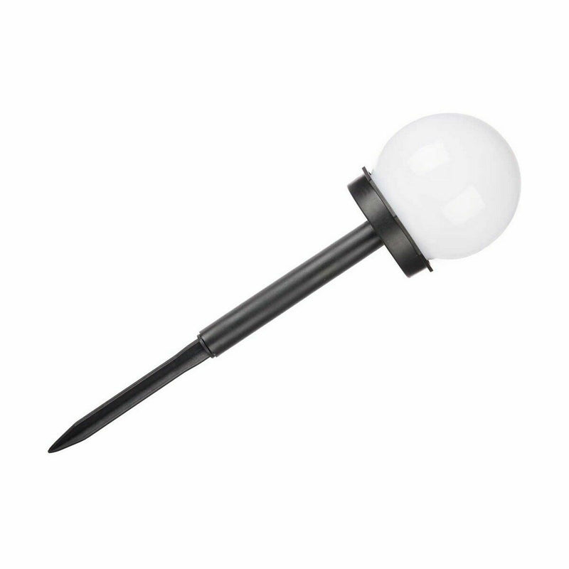 Marker Ball Solar charging White Black Plastic 10 x 34,5 x 10 cm (12 Units)