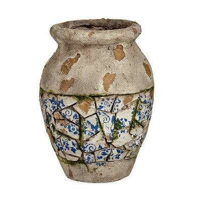 Decorative Garden Figure Vase Polyresin 25 x 32,5 x 25 cm (2 Units)