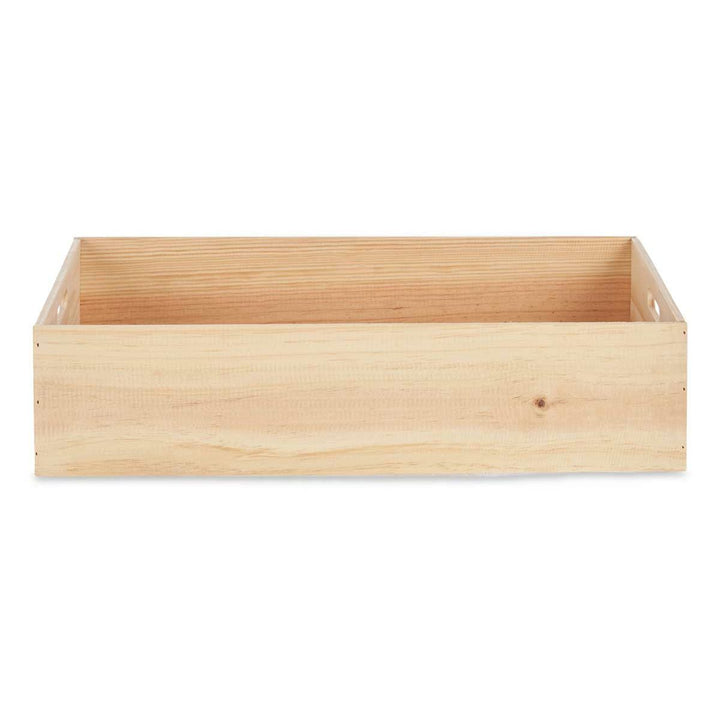 Decorative box Gift Decor Natural Pinewood Pine (4 Units)