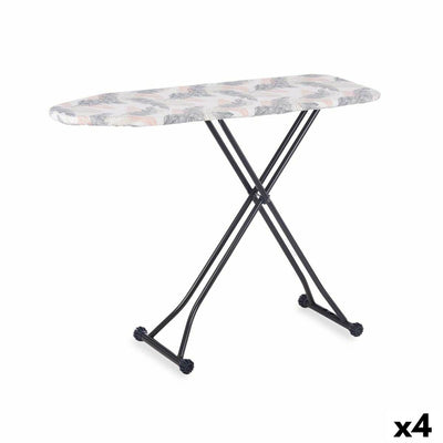 Table à Repasser Beige Gris Métal Volets 110 x 33 x 92 cm (4 Unités)
